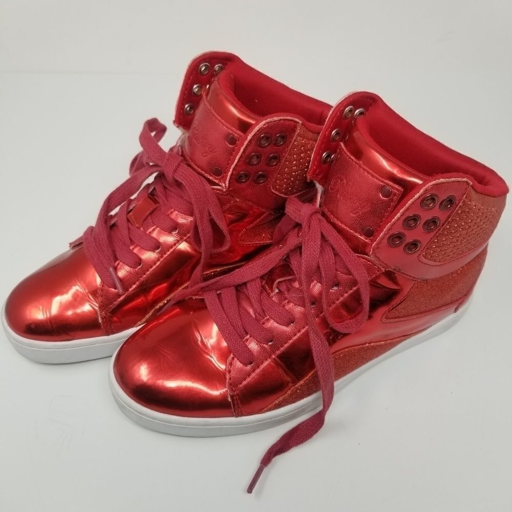 PASTRY BRIGHT RED SNEAKERS. SIZE 7